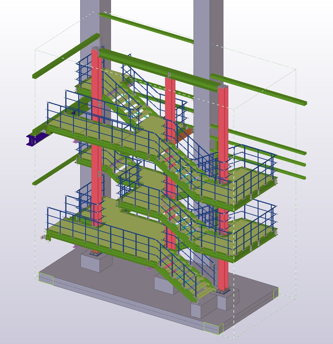 Industrietreppen und Leitern