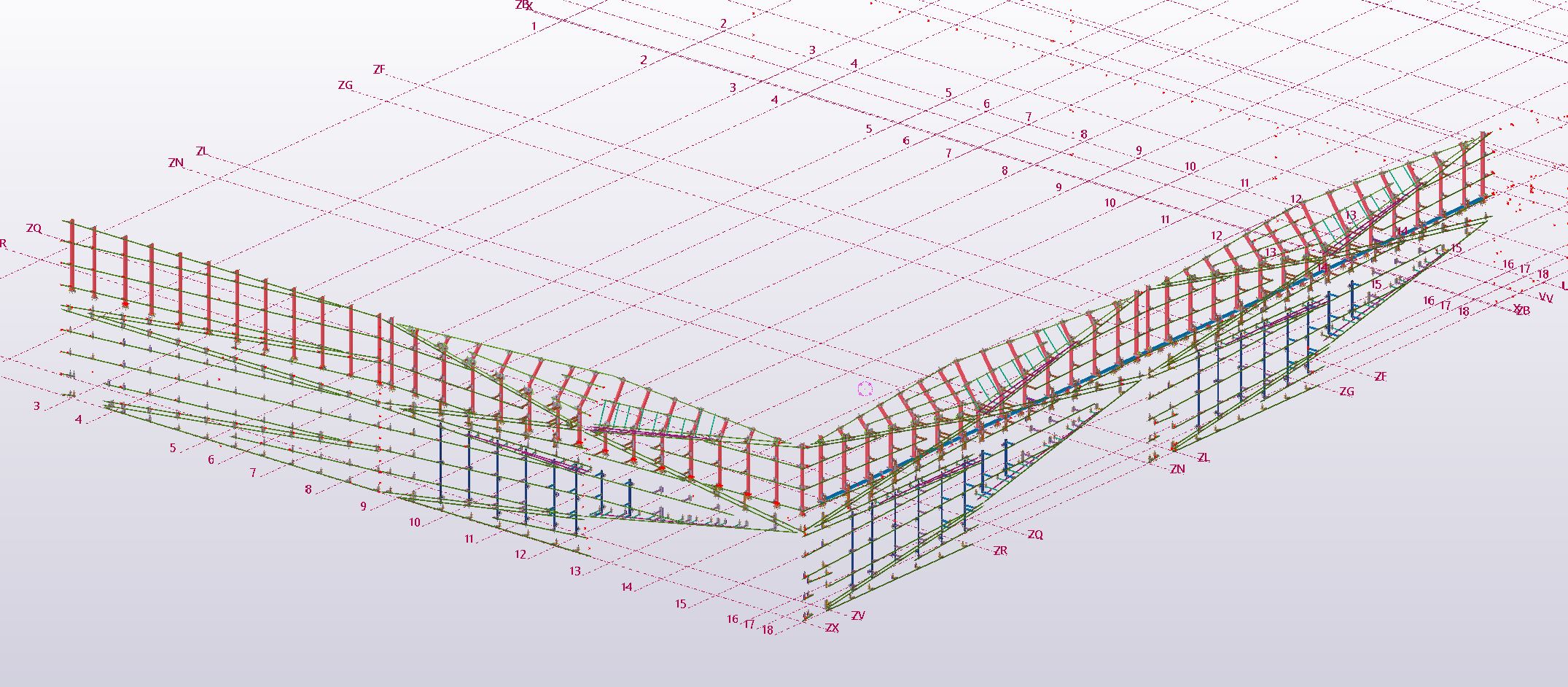 Facade support structures